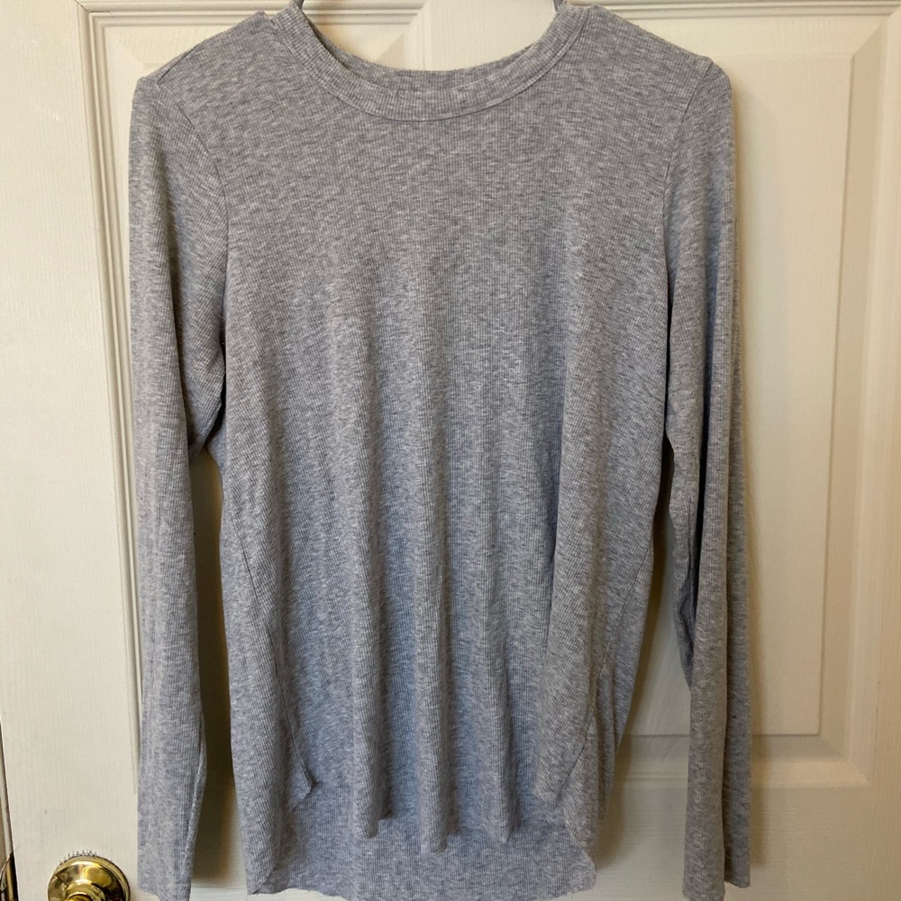 Ribbed long sleeve